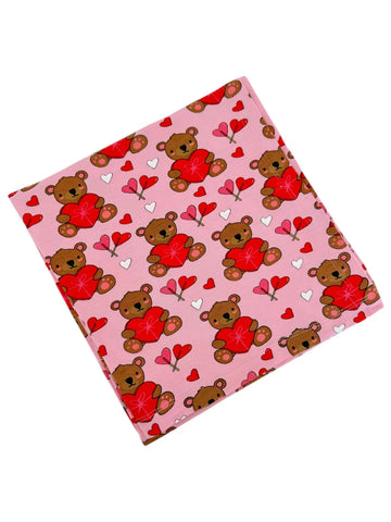 Stretch Swaddle | Valentine Bear Pink - PREORDER