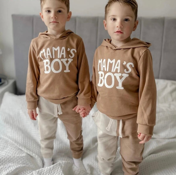 Mamas Boy Two Tone Hooded Jogger Outfit - PREORDER