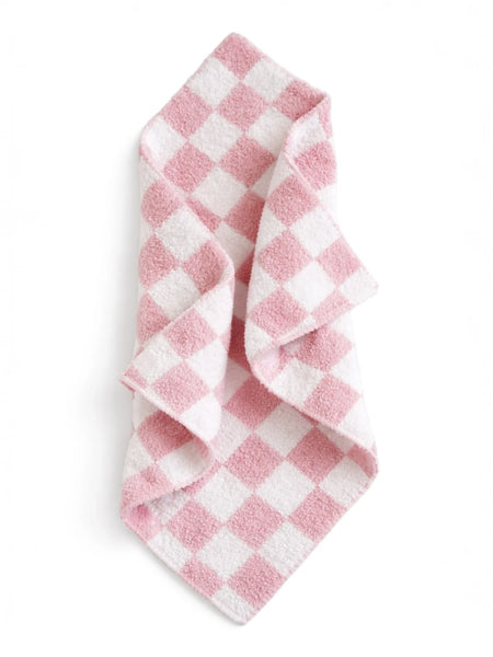 Phufy® Bliss Checkerboard Mini Blanket | Strawberry - PREORDER