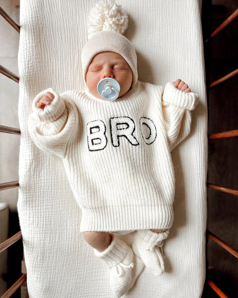 Bro Knit Sweater | Ivory - PREORDER