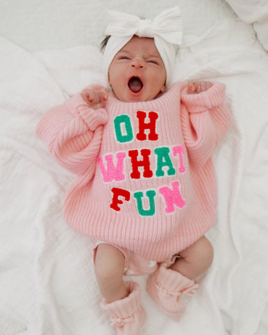 MINI Knit Sweater | Oh What Fun - PREORDER