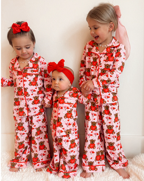 Lounge Set | Valentine Bear Pink - PREORDER