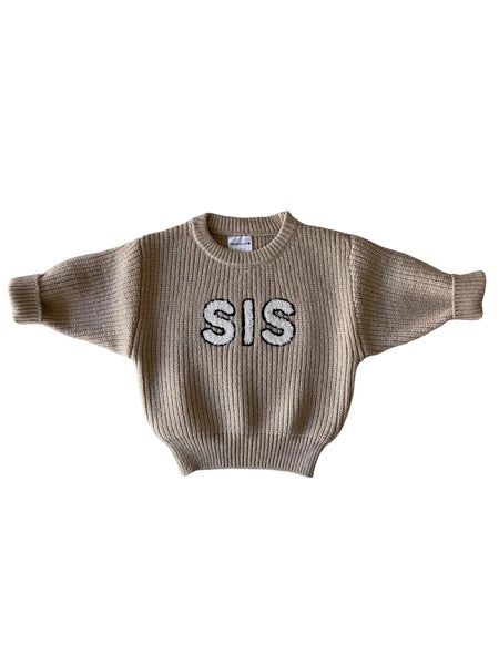 SIS Knit Sweater | Cocoa - PREORDER