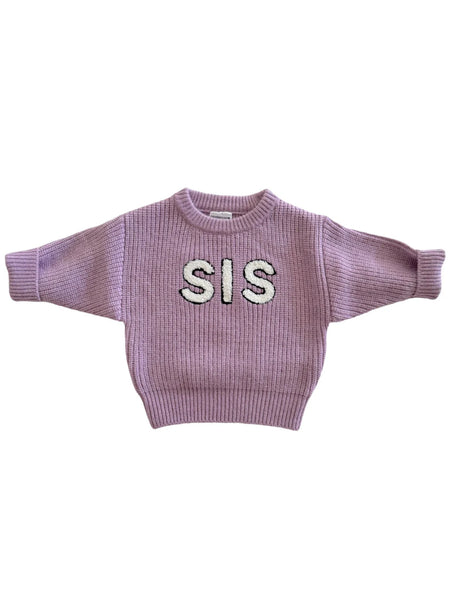 SIS Knit Sweater | Lavender - PREORDER