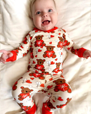Top & Pants Set | Valentine Bear - PREORDER