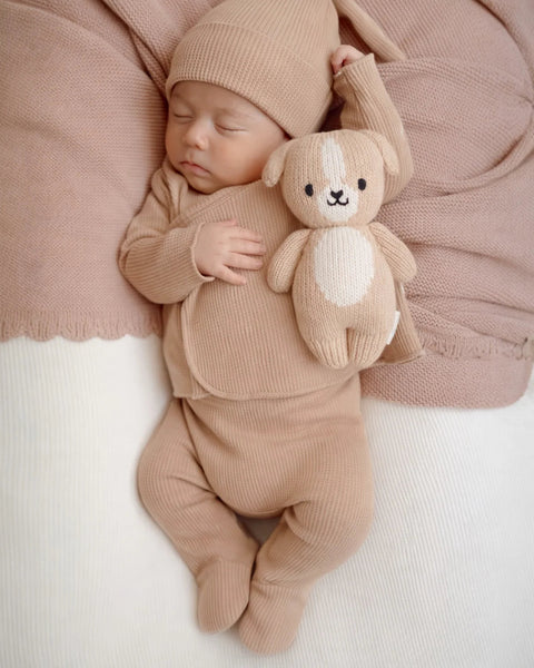 Waffle Kimono & Pant Set | Tan - PREORDER