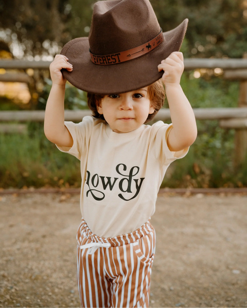 Cotton Bodysuit or Tee | Howdy - PREORDER
