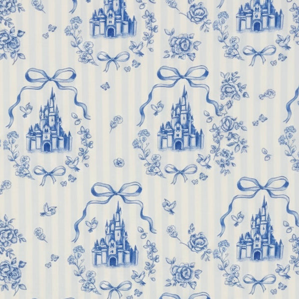 Milk Silk Zip Romper | Castle Toile - PREORDER