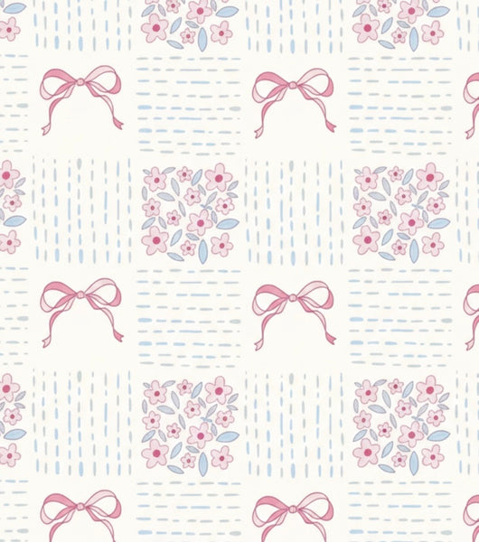 Milk Silk Zip Romper | Patchwork Coquette - PREORDER