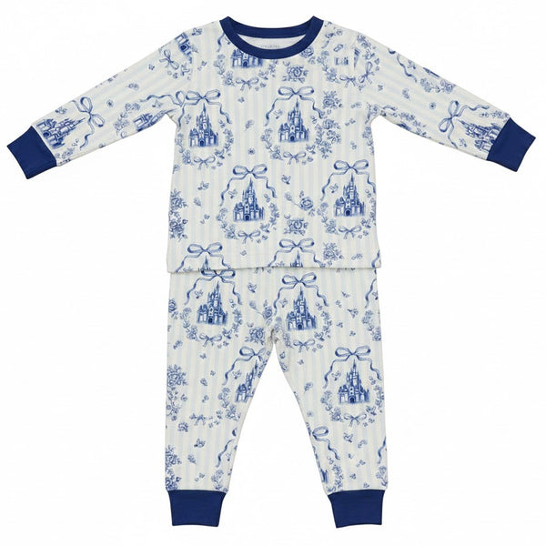 Milk Silk Top & Pants Set | Castle Toile - PREORDER