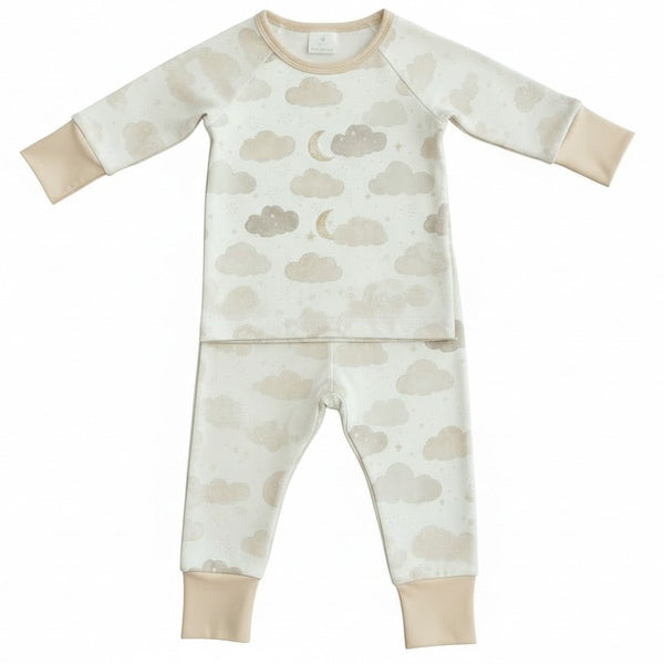 Milk Silk Top & Pants Set | Little Luna - PREORDER