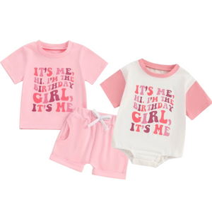 Im the Birthday Girl Its Me Matching Outfit & Romper (2 Styles) - PREORDER
