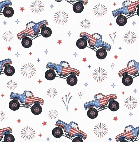 Milk Silk Zip Romper | Red-White & Rev - PREORDER