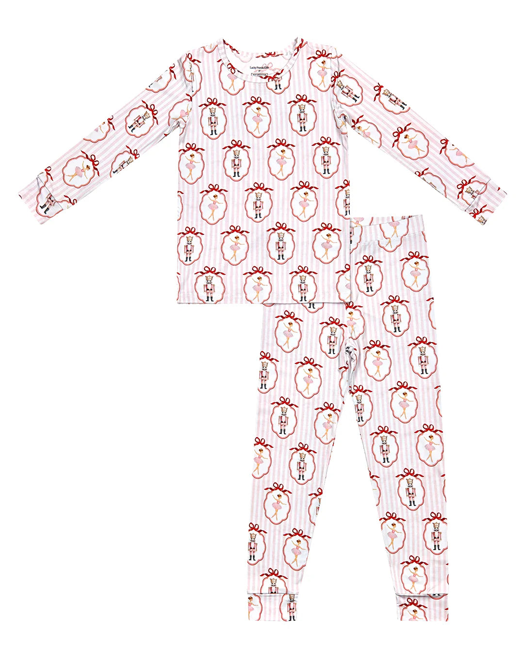 Bamboo Top & Pants Set | Pink Nutcracker - PREORDER