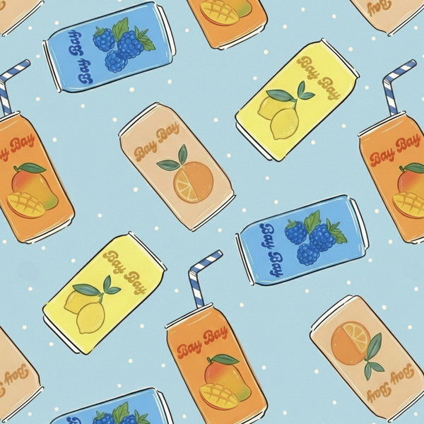 Milk Silk Zip Romper | Blue Bay Bay Bubbly - PREORDER