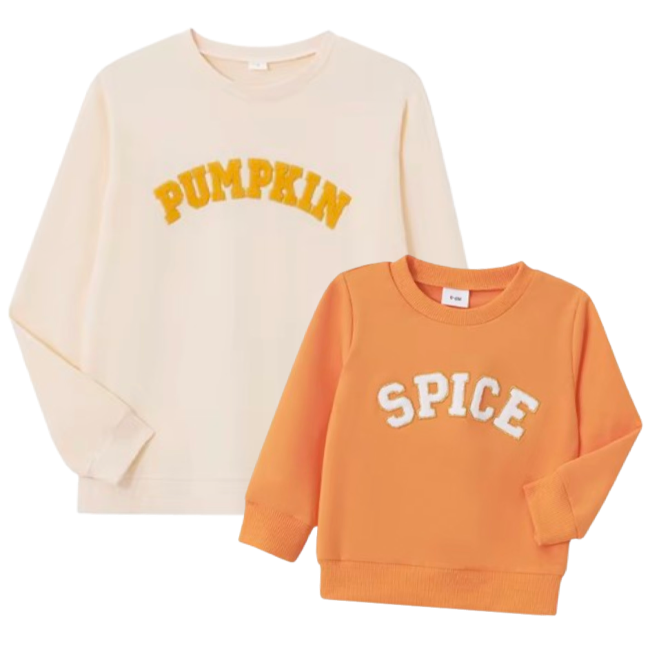 Pumpkin & Spice Matching Pullovers - PREORDER