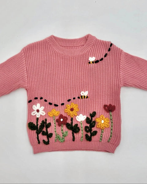 Yarn *CUSTOM* Name Chunky Knit Sweater | 7 Colors