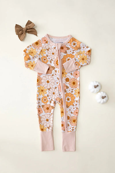 Bamboo Zip Romper | Sweet Blossom - PREORDER