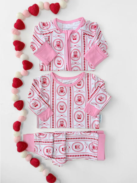 Bamboo Top & Pants Set | Cherry Bear - PREORDER