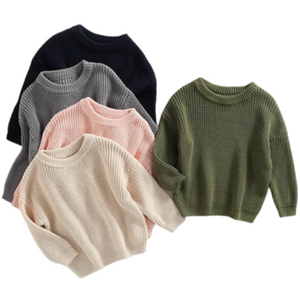 Solid Knit Sweaters (5 Colors) - PREORDER