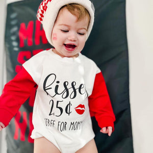 Free Kisses for Mommy Romper - PREORDER