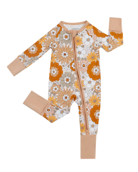 Bamboo Zip Romper | Petal Pop - PREORDER