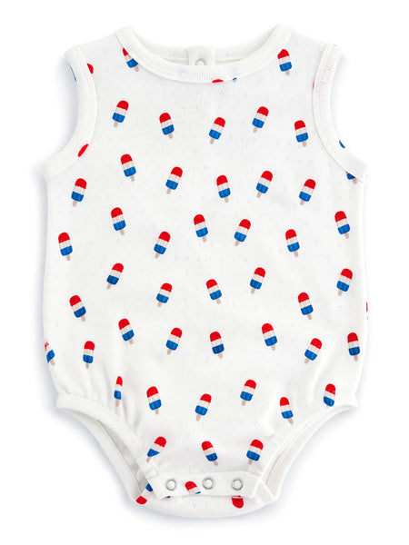 Organic Pointelle Dune Bubble | Popsicle - PREORDER