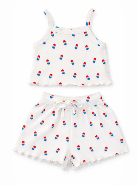 Organic Pointelle Summer Set | Popsicle - PREORDER