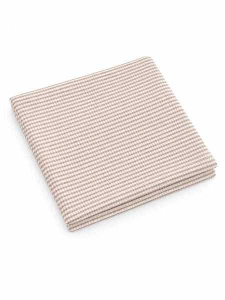 Ribbed Swaddle | Tan Stripe - PREORDER