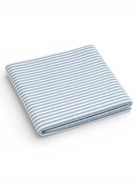 Ribbed Swaddle | Dusty Blue Stripe - PREORDER