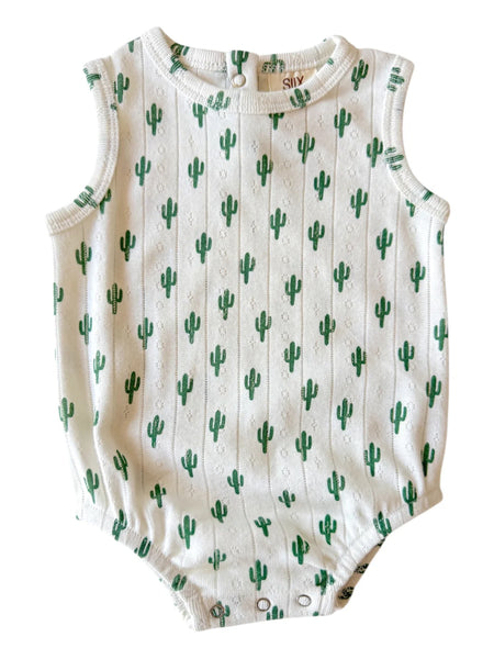 Organic Pointelle Dune Bubble | Cactus - PREORDER