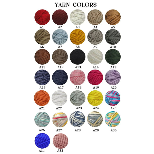 Yarn *CUSTOM* Solid Knit Sweaters (15 Colors)