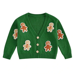 Gingerbreads Knit Cardigan - PREORDER