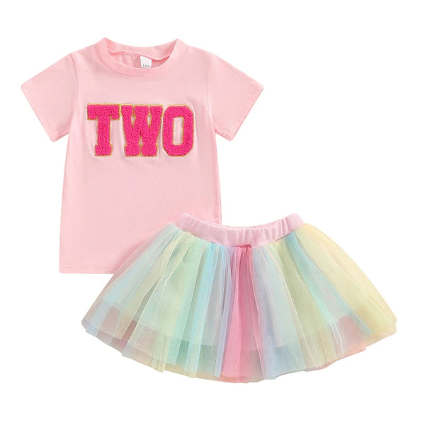 How Old are YOU Patch Tutu Skirt Outfit - PREORDER
