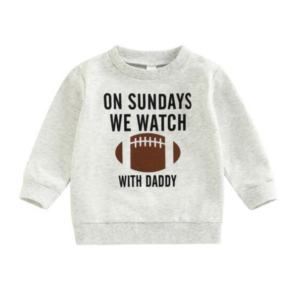 Football Sunday with Daddy Romper & Pullover - PREORDER