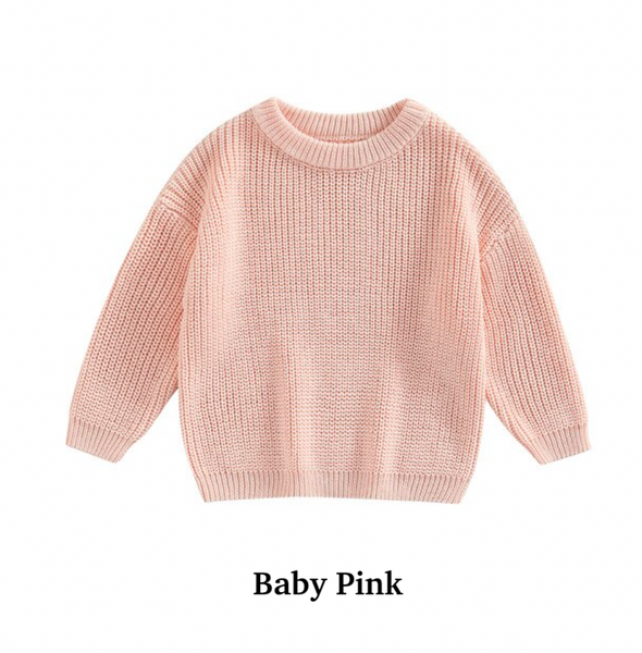 1/2 Solid Knit Sweaters (24 Colors) - PREORDER