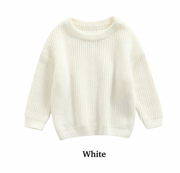 1/2 Solid Knit Sweaters (24 Colors) - PREORDER