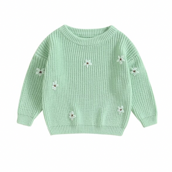 Tabitha Knit Daisy Sweaters (8 Colors) - PREORDER