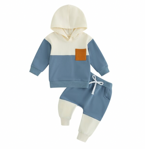 Two Tone Hooded Outfits (4 Colors) - PREORDER