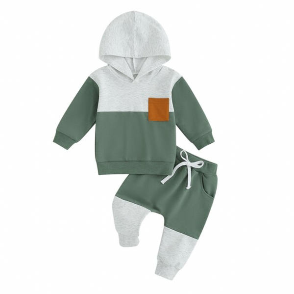 Two Tone Hooded Outfits (4 Colors) - PREORDER