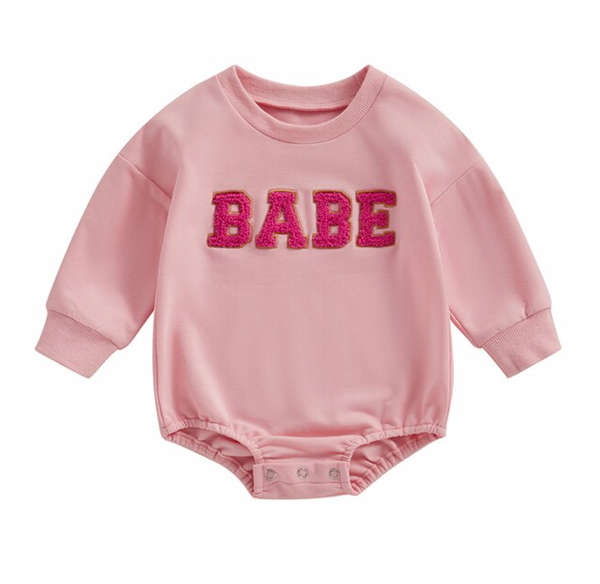 BABE Embroidery Rompers (3 Colors) - PREORDER