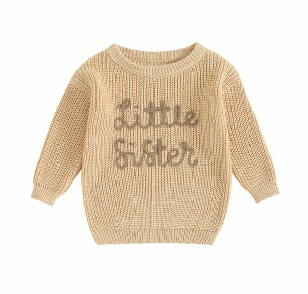 Little Sister Knit Sweaters (7 Colors) - PREORDER