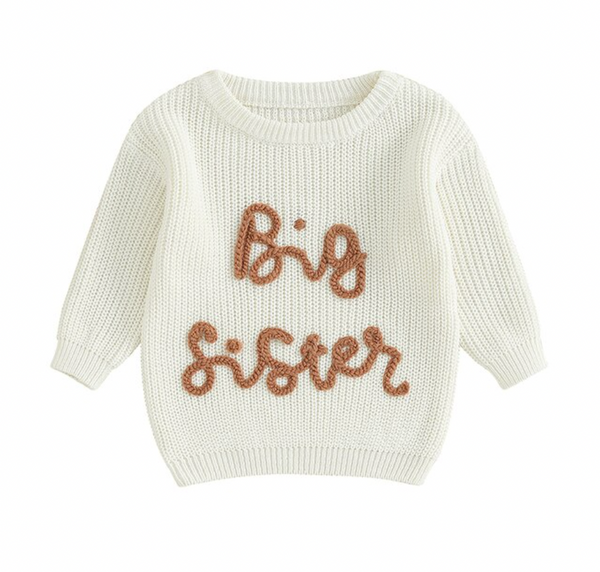 Big Sister Knit Sweaters (5 Colors) - PREORDER