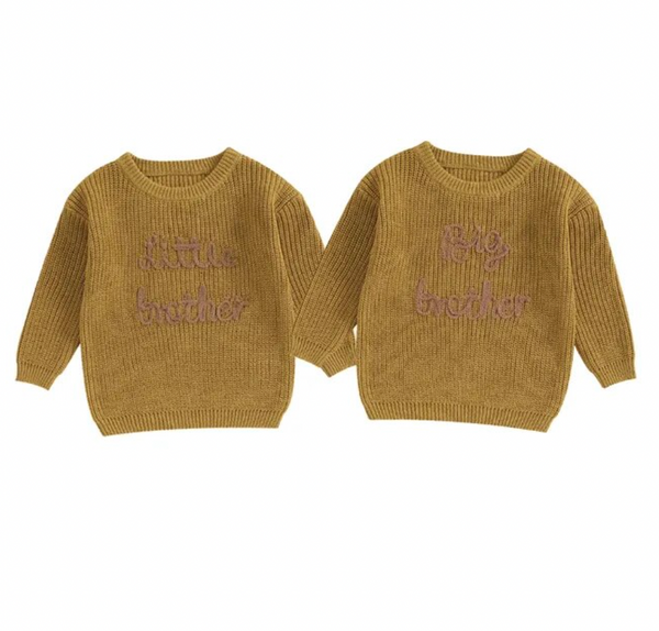 Big Brother Knit Sweaters (4 Colors) - PREORDER