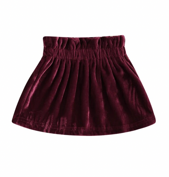 Solid Velvet Skirts (5 Colors) - PREORDER