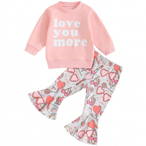 Love You More Ribbed Outfit - PREORDER