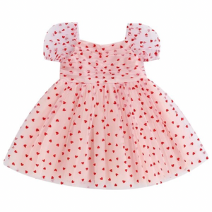 Pink Hearts Princess Dress - PREORDER