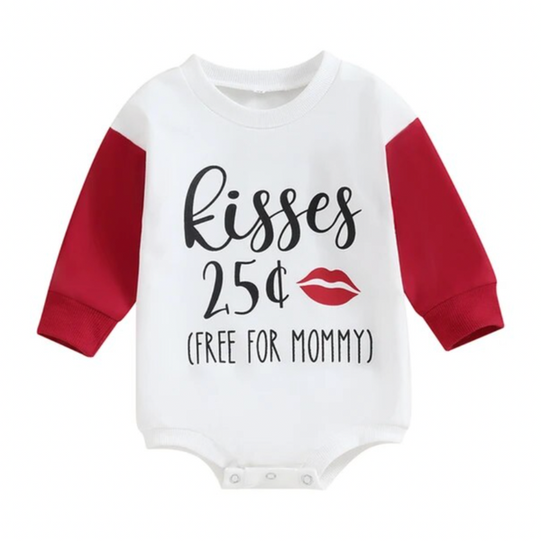 Free Kisses for Mommy Romper - PREORDER