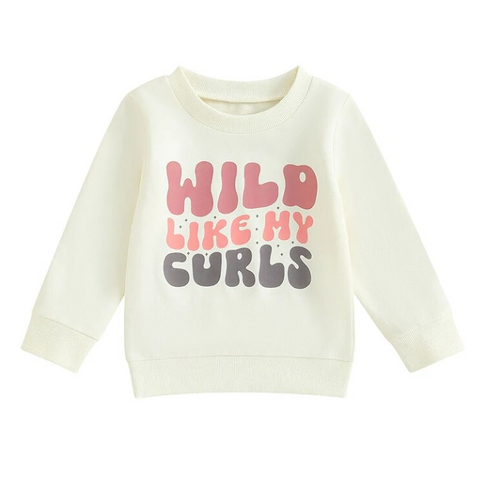 WILD like my CURLS Pullover - PREORDER