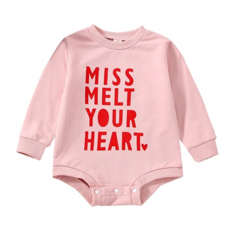 Miss Melt your Heart Romper - PREORDER